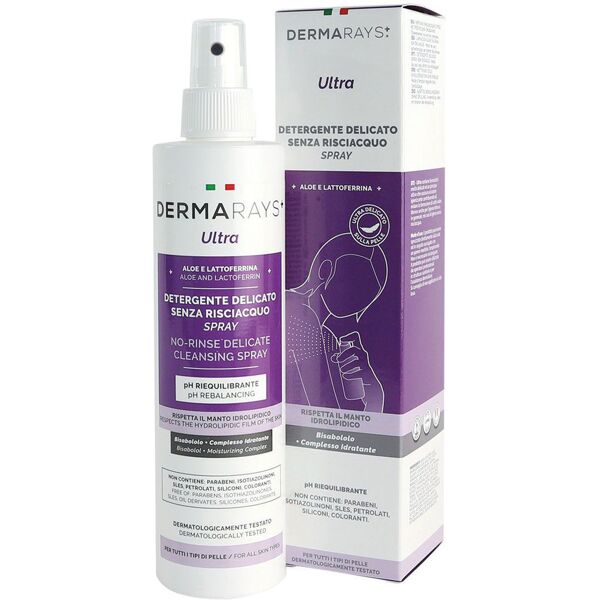 rays spa dermarays ultra detergente delicato senza risciacquo spray 250 ml