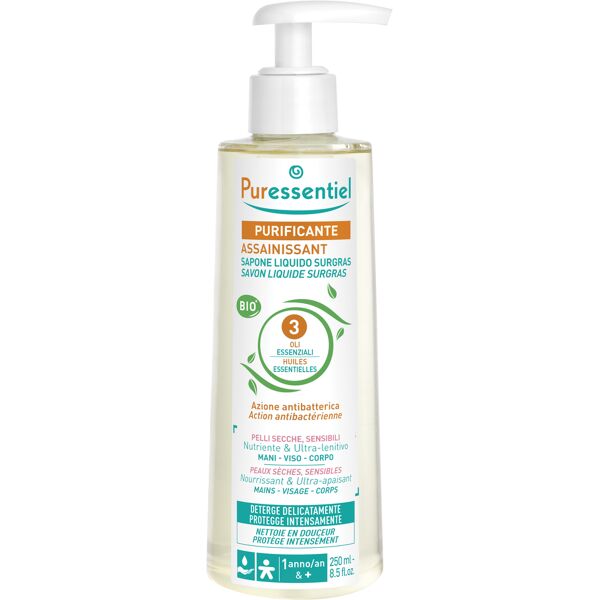 puressentiel sapone surgras bio 250 ml