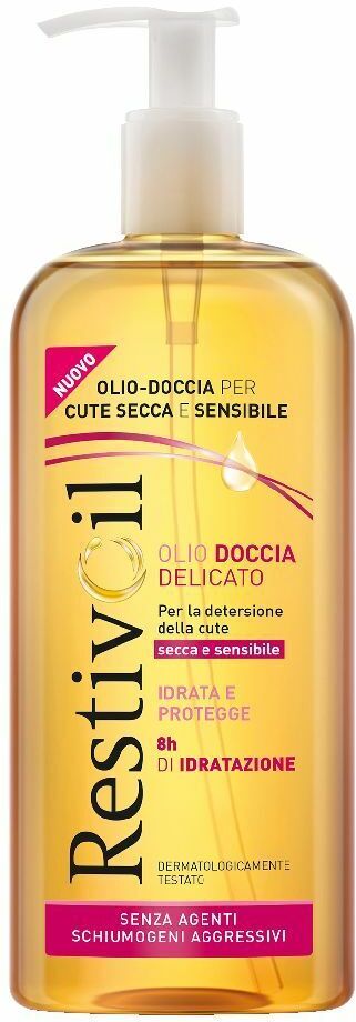 restiv-oil fisio restivoil olio doccia delicato detergente corpo 400 ml