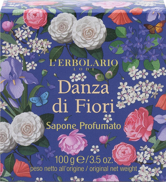 l'erbolario danza fiori sapone profumato 100 g