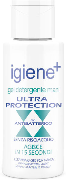 so.di.co. srl igiene+ gel detergente mani ultra protection con antibatterico 50 ml