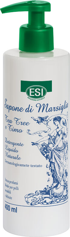 ESI sapone marsiglia tea tree e timo 400 ml