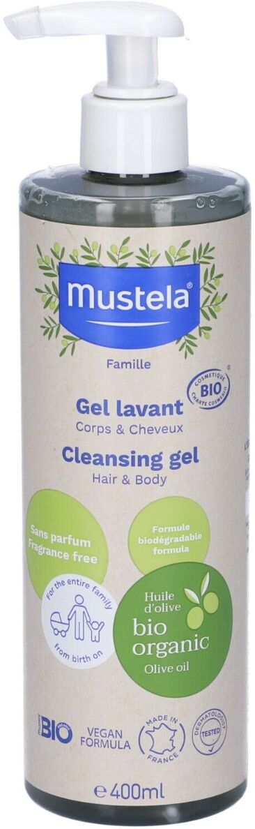 MUSTELA Gel Detergente Bio Senza Profumo 400 ml