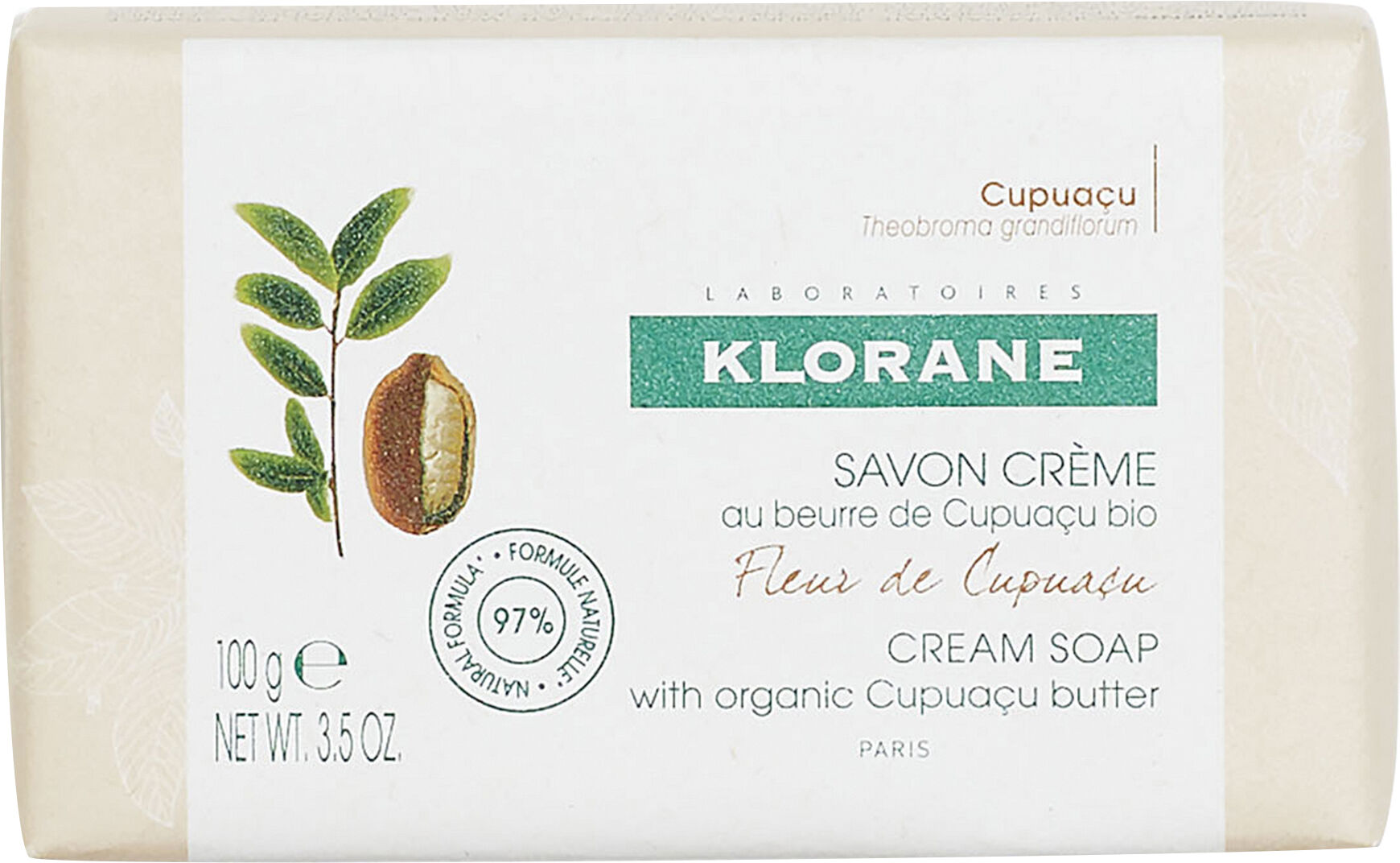 Klorane crema sapone fiore di cupuacu 100 g