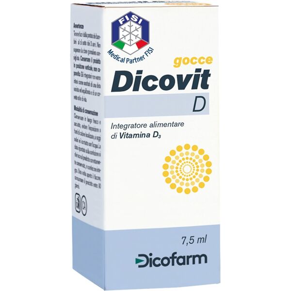 dicovit dicofarm d integratore vitamina d3 bambino gocce 7,5 ml