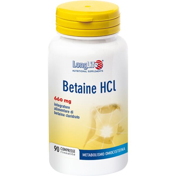 long life longlife betaine hcl 90 cpr