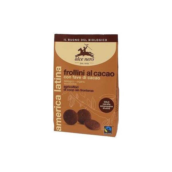 alce nero frollino cacao c/fave bio 250g