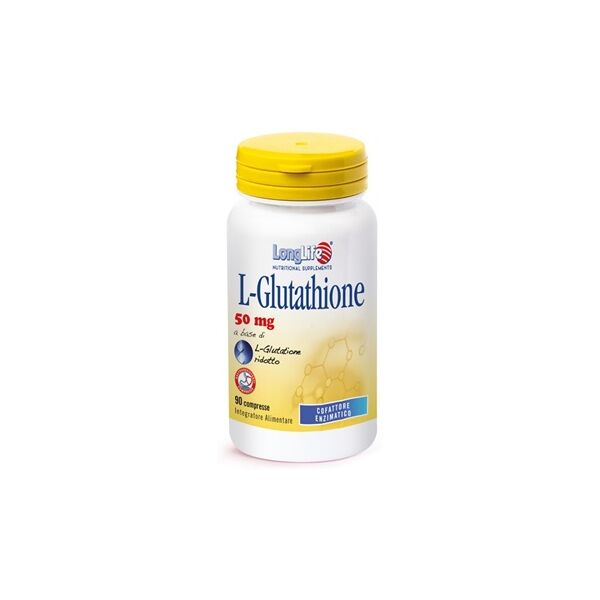 long life longlife l-glutathione 90 cpr