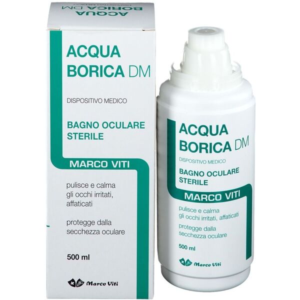 marco viti acqua borica bagno oculare 500 ml