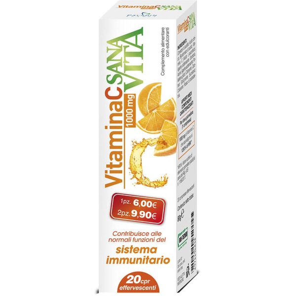 sana vita sanavita vitamina c integratore 20 compresse effervescenti