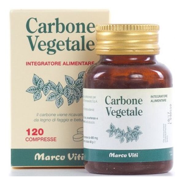 marco viti carbone vegetale integratore 120 compresse