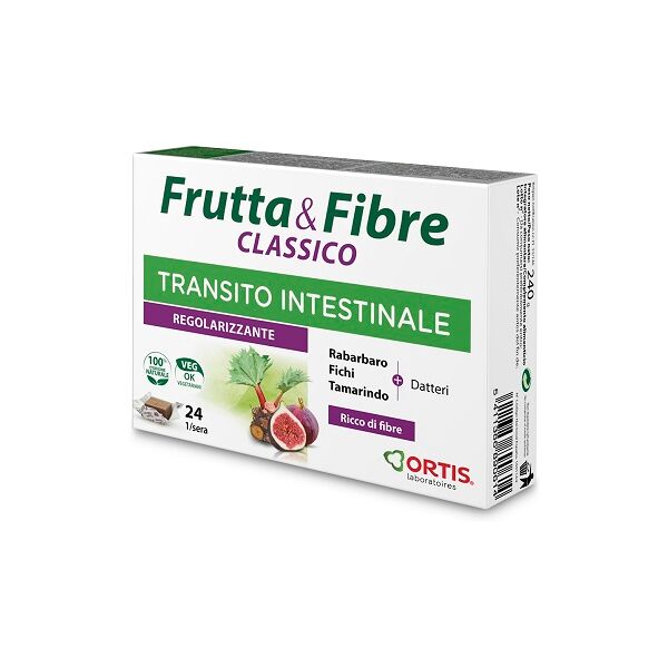 frutta&fibre frutta & fibre classico 24 cubetti masticabili