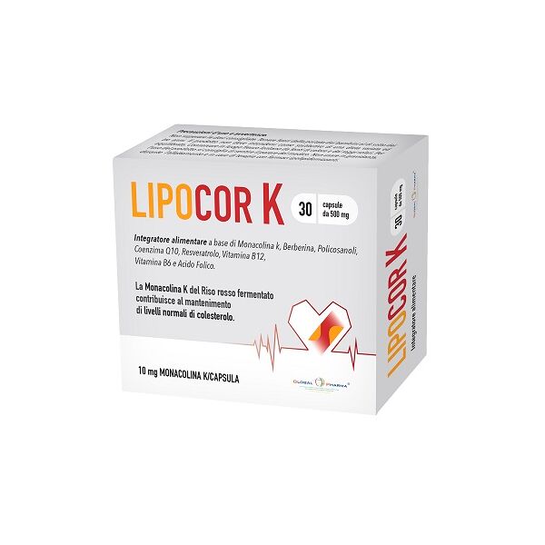 global pharma lipocor k 30 cps 500mg