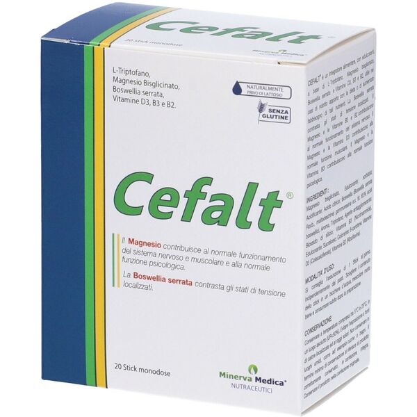 minerva medica srl cefalt integratore contro le cefalee 20 stick