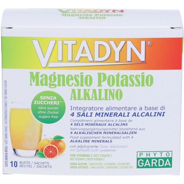 phyto garda vitadyn magnesio potassio alkalino integratore 10 bustine