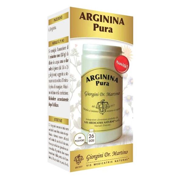 giorgini arginina pura polvere solubile 100 g