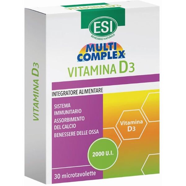 esi spa esi multicomplex vitamina d3 integratore 30 tavolette