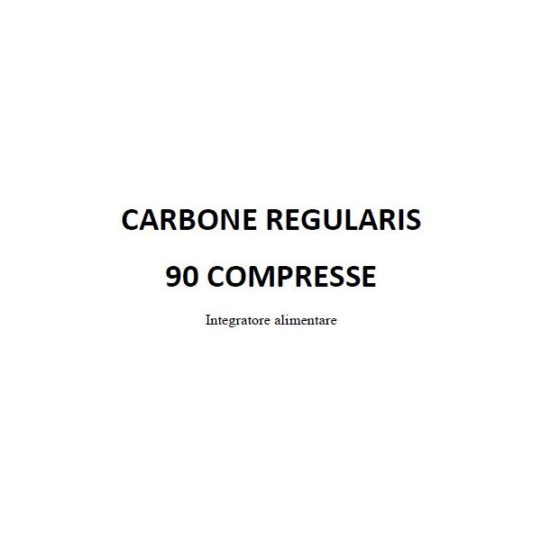 codefar srl carbone regularis 90 compresse