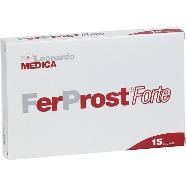 leonardo medica srl ferprost forte integratore per la prostata 15 capsule molli