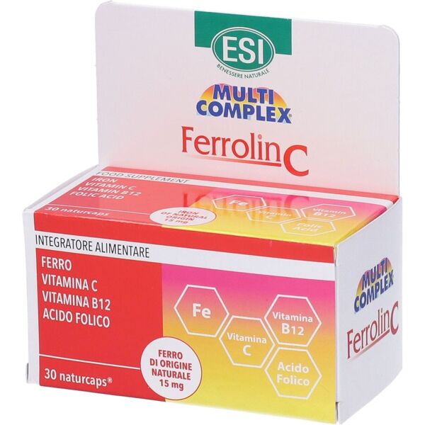 ferrolin c esi integratore ferro 30 capsule