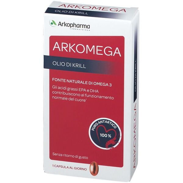 arkofarm olio di krill arko integratore cardiaco 30 capsule