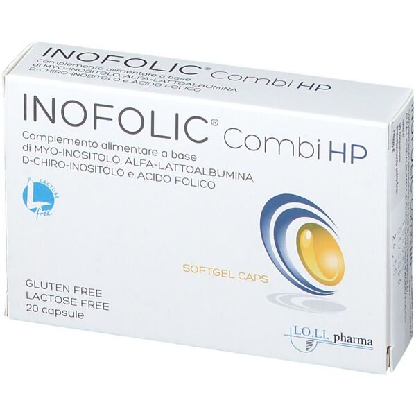 lo.li.pharma inofolic combi hp integratore di acido folico 20 capsule