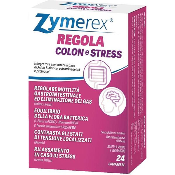 zymerex regola integratore colon e stress 24 compresse