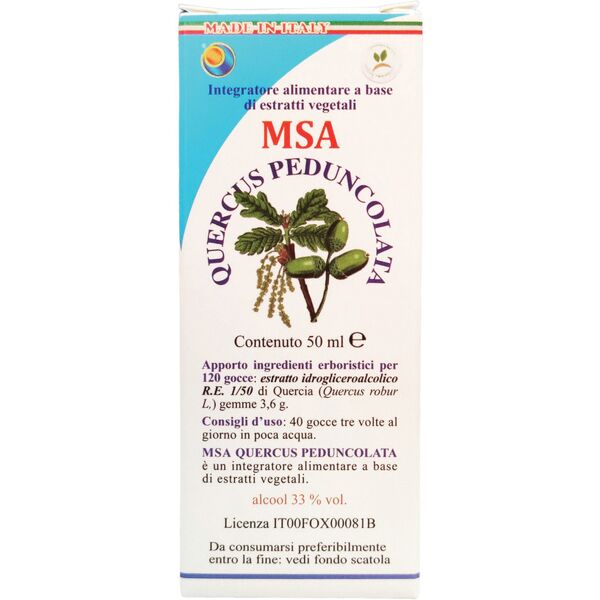 herboplanet srl msa quercus peduncol 50 ml