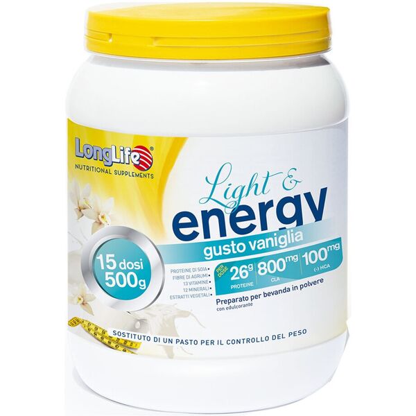 long life longlife light & energy vaniglia 500 g