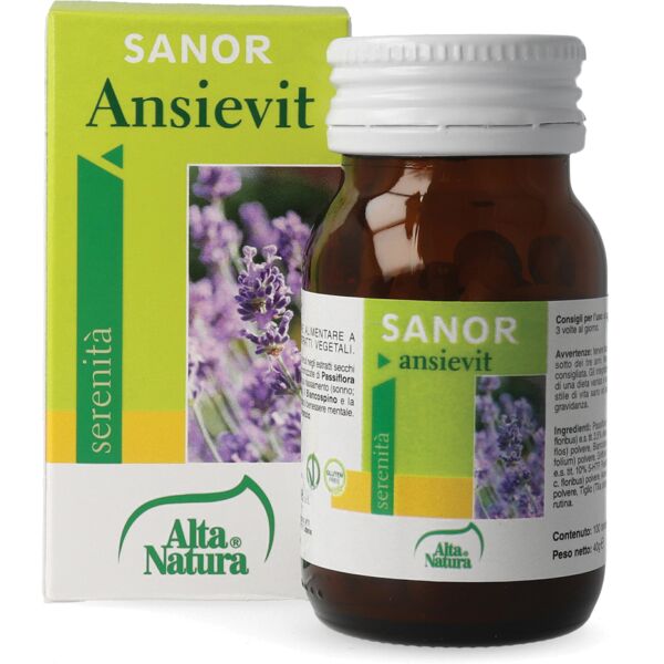 alta natura sanor ansievit 100 tavolette 400 mg