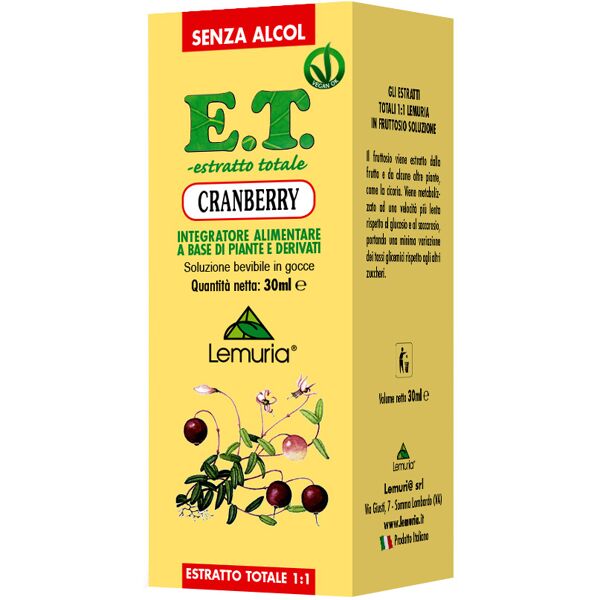 omeosalusvet s.r.l. cranberry estratto totale 30 ml