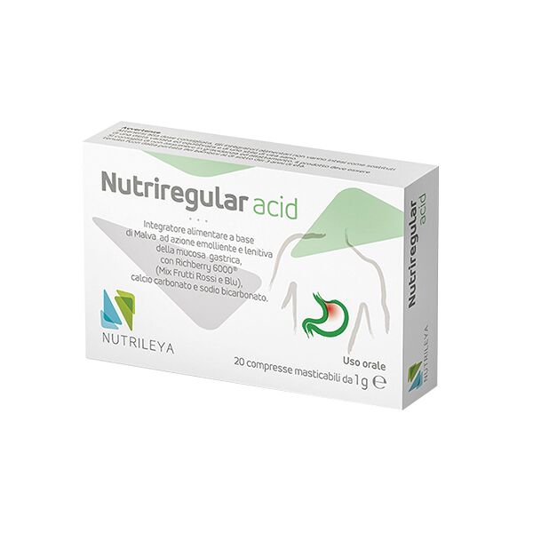 nutrileya nutriregular acid 20 compresse masticabili