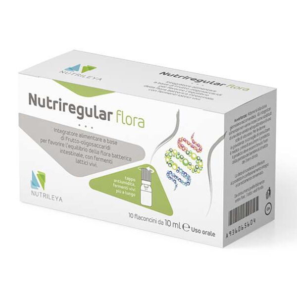 nutrileya nutriregular flora 10 flaconcini 8 ml