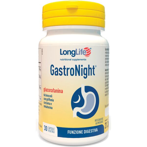 long life longlife gastronight 30 capsule vegetali