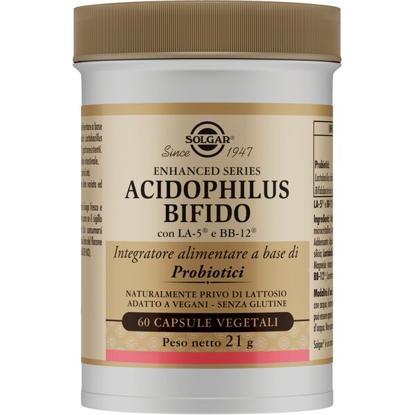 solgar acidophilus bifido 60 capsule vegetali