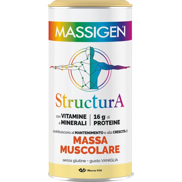 massigen structura integratore muscolare 50+ vaniglia 252 g