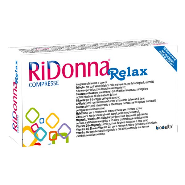 biodelta ridonna relax 30 compresse