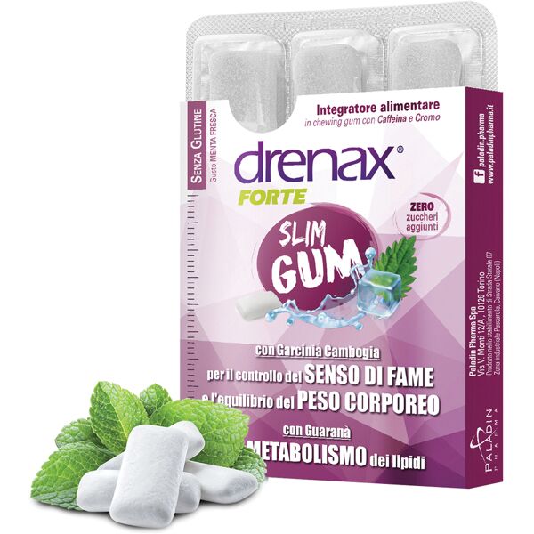 drenax forte slim integratore dimagrante 9 gum