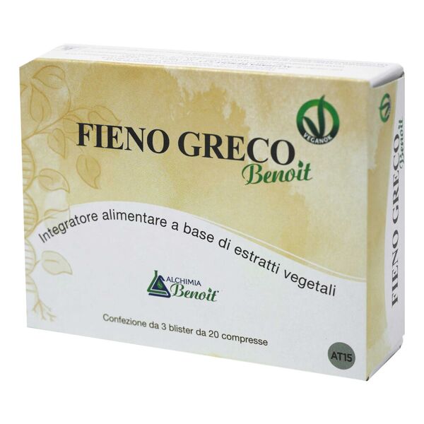 alchimia benoit srl fieno greco benoit 60 compresse