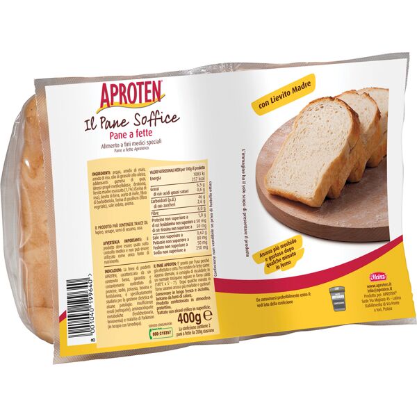 aproten pane bianco fette 400g