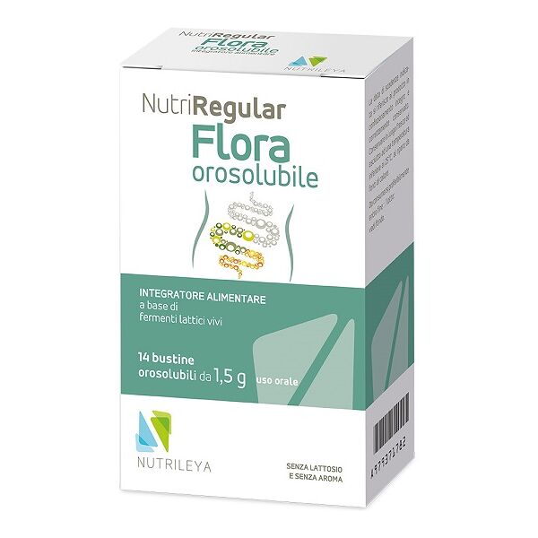 nutrileya nutriregular flora 14 bustine orosolubili