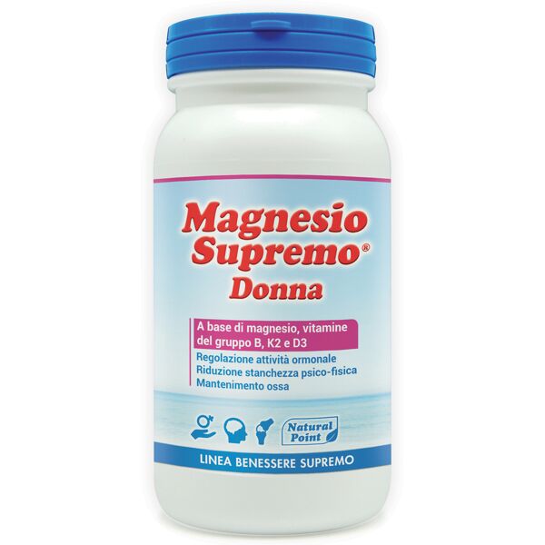 natural point magnesio supremo donna integratore di magnesio e vitamine 150 g