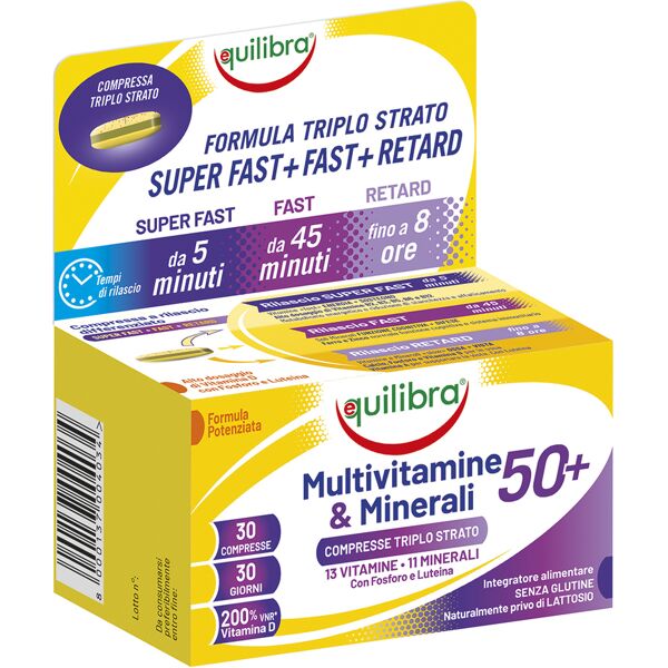 equilibra multivitamine&minerali 50+ 30 compresse