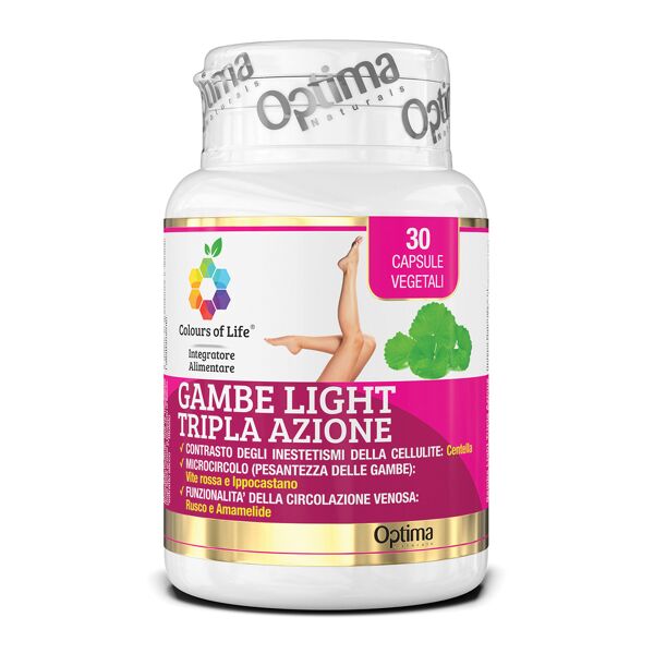 colours of life gambe light tripla azione 30 capsule vegetali 850 mg