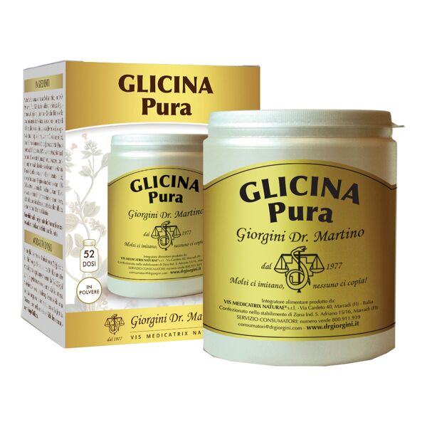 giorgini glicina pura polvere solubile 250 g