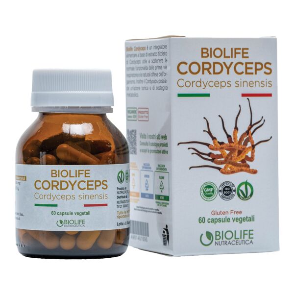 nutraceutica biolife srl biolife cordyceps 60 capsule