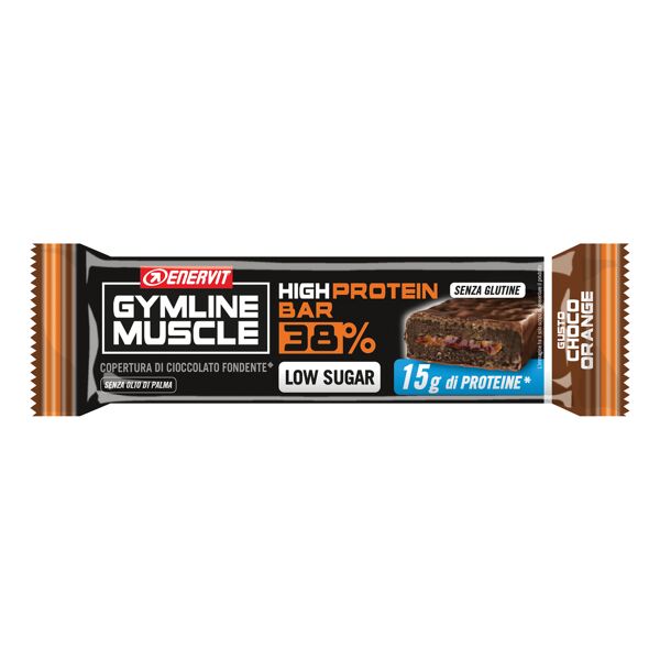 enervit gymline protein bar 38% barretta cioccolato-arancia 40 g