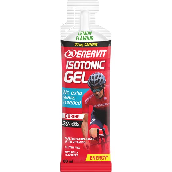 enervit sport isotonic gel limone con caffeina 60 ml