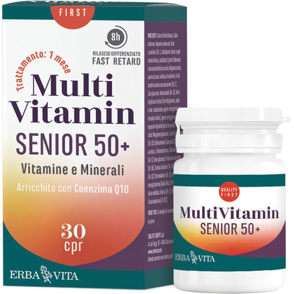 erba vita multi vitamin senior 50+ 30 compresse