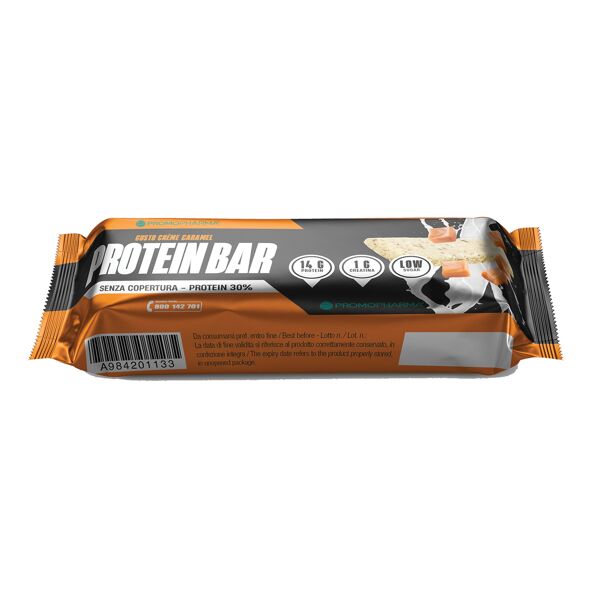 promopharma protein bar 30% senza copertura caramel 45 g